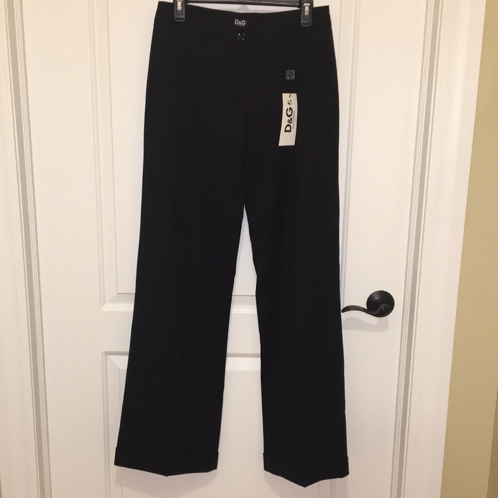 Dolce & Gabbana black wool trousers | EU 40 NWT